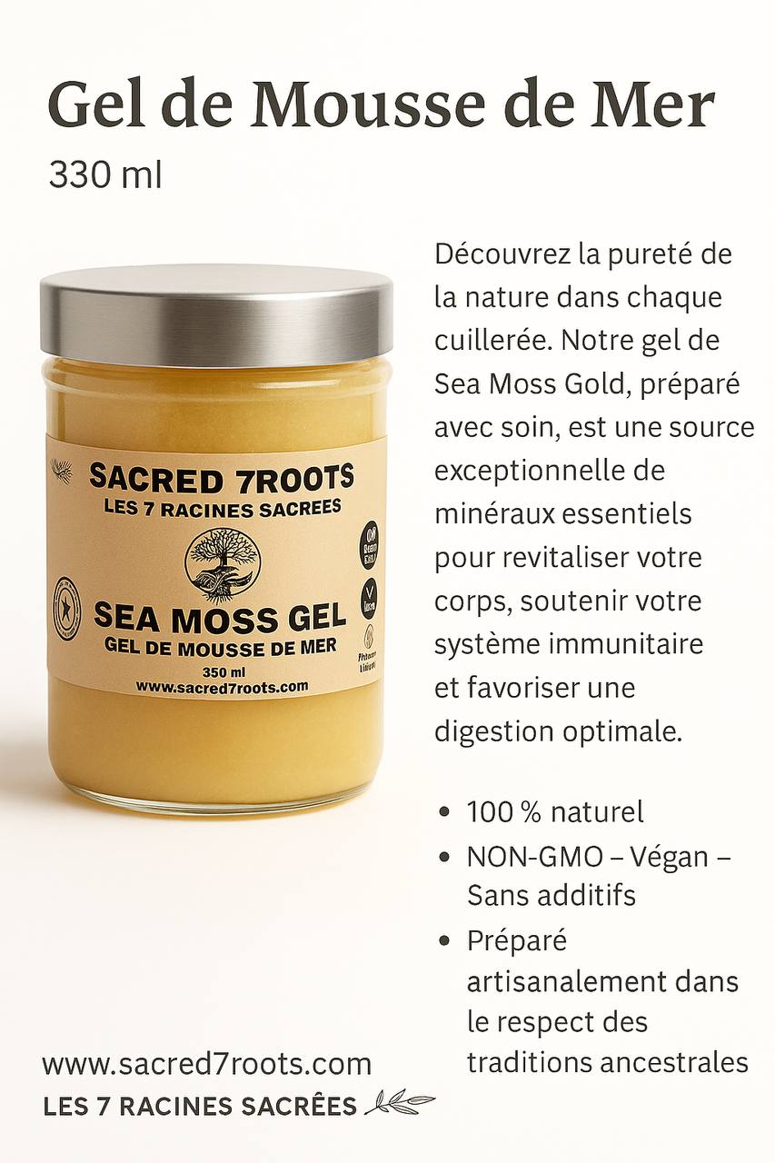 Sea moss gel - Gel de mousse de mer